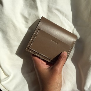 Simple Half Wallet / Gray